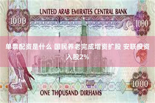 单票配资是什么 国民养老完成增资扩股 安联投资入股2%