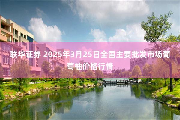联华证券 2025年3月25日全国主要批发市场葡萄柚价格行情