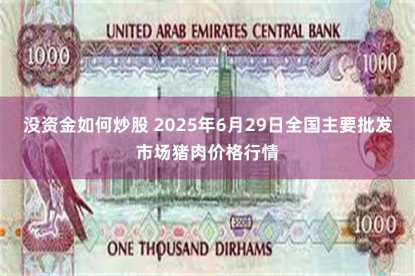 没资金如何炒股 2025年6月29日全国主要批发市场猪肉价格行情